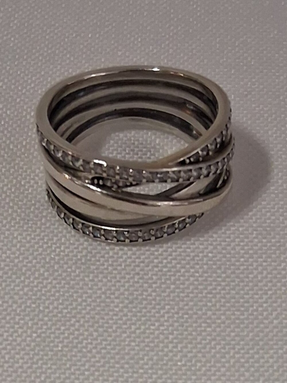 Pandora Sparkling & Polished Lines Ring – 190919CZ-56